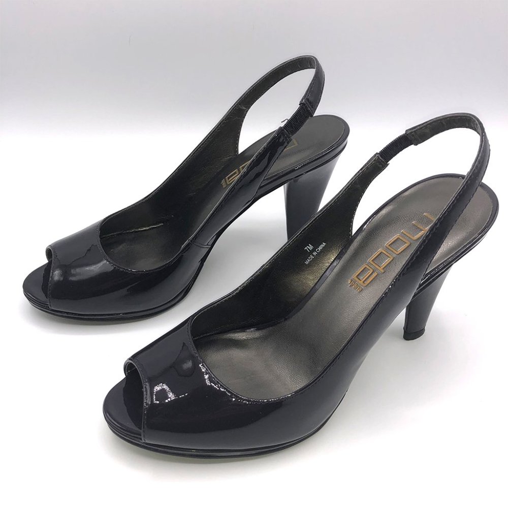 Moda Spana Slingback Plum Sexy Heels, 7